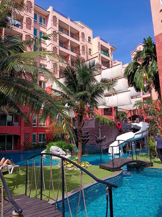 Seven Seas Condo Resort Beautiful Location Jomtien Beach Exteriör bild